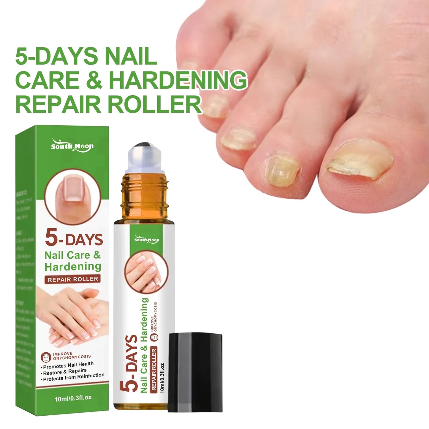 5-Day Nail Care Roller – Nourishing Nail Serum for Hand & Foot