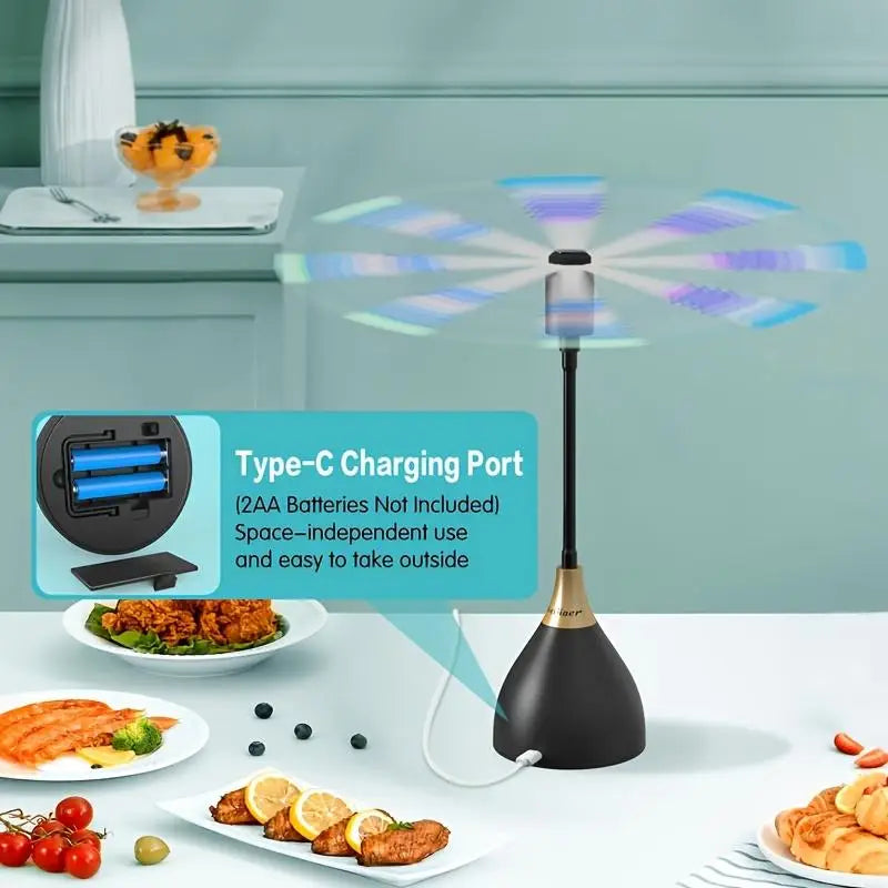 Fly Fan for Tables – Chemical-Free Fly Repellent Fan Fly Repellent Fan Peaceful Pleasures Health and Wellness
