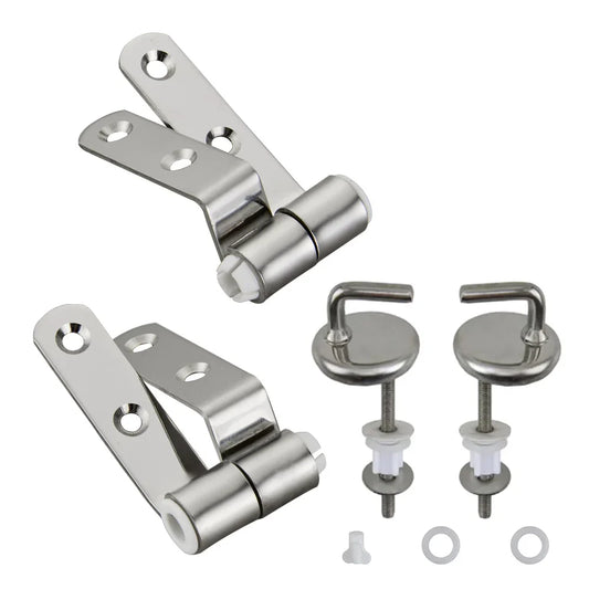 Stainless Steel Toilet Seat Hinge Soft-Close Replacement Set Toilet Seat Hinge Oasis Select P-807 kit