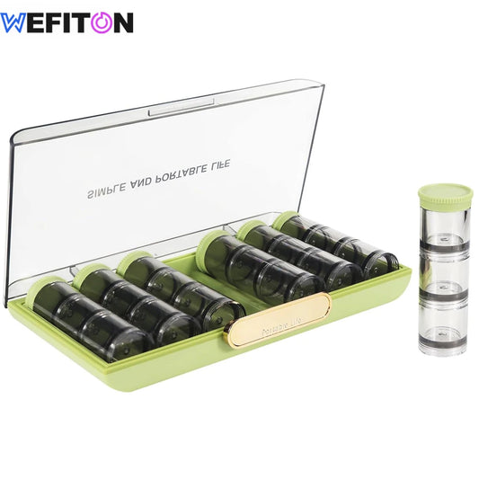 7-Day Pill Organizer | 21 Compartments, 3x Daily, BPA-Free Weekly Pill Organizer Peaceful Pleasures Health and Wellness