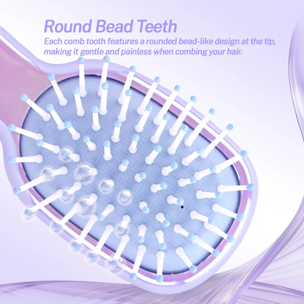 Mini Air Cushion Detangling Hair Brush – Anti-Static Massager