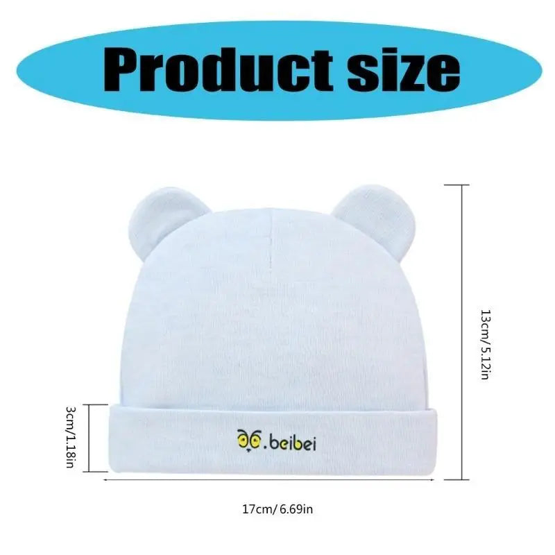 Newborn Baby Knit Bonnet Hat 0–6 Months | Boys & Girls Cap