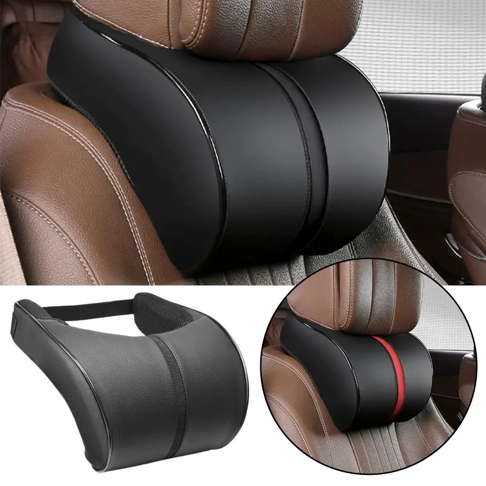 Car Memory Foam Neck Headrest & Lumbar Support Pillow Set Car Seat Pillow Set Peaceful Pleasures Health and Wellness
