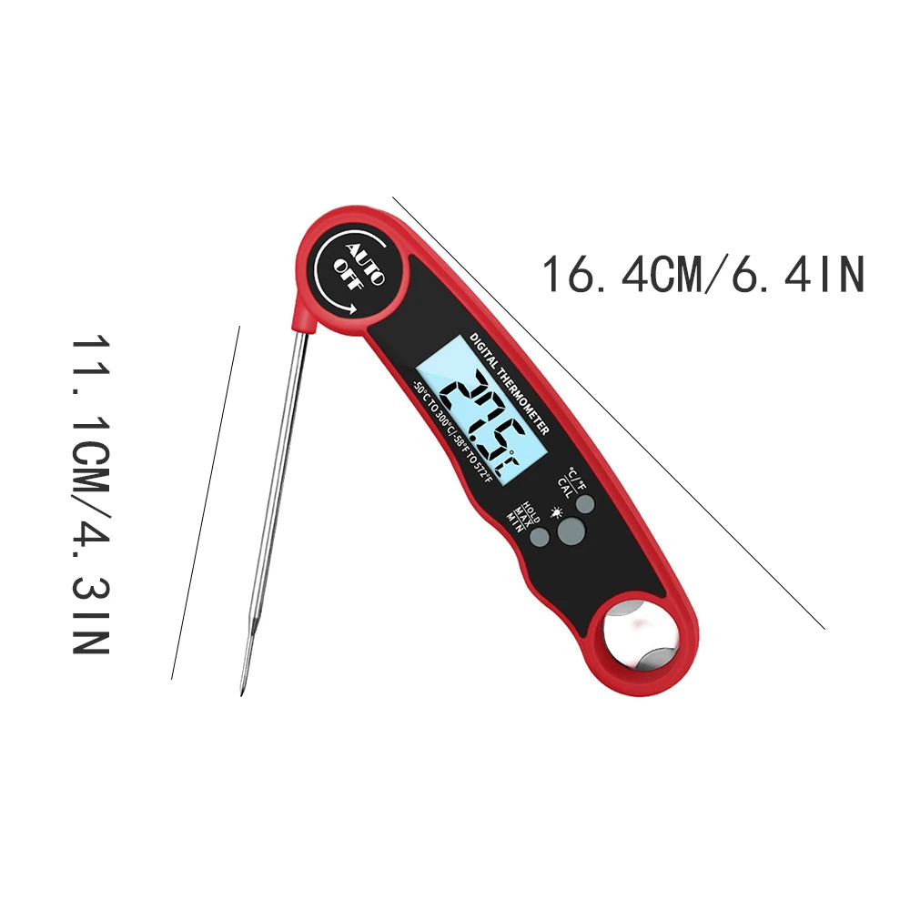 Leeseph Meat Thermometer Digital, Instant Read Food Thermometer, Waterproof Digital Thermometer for Cooking Grill BBQ Fryer Peaceful Pleasures Health and Wellness
