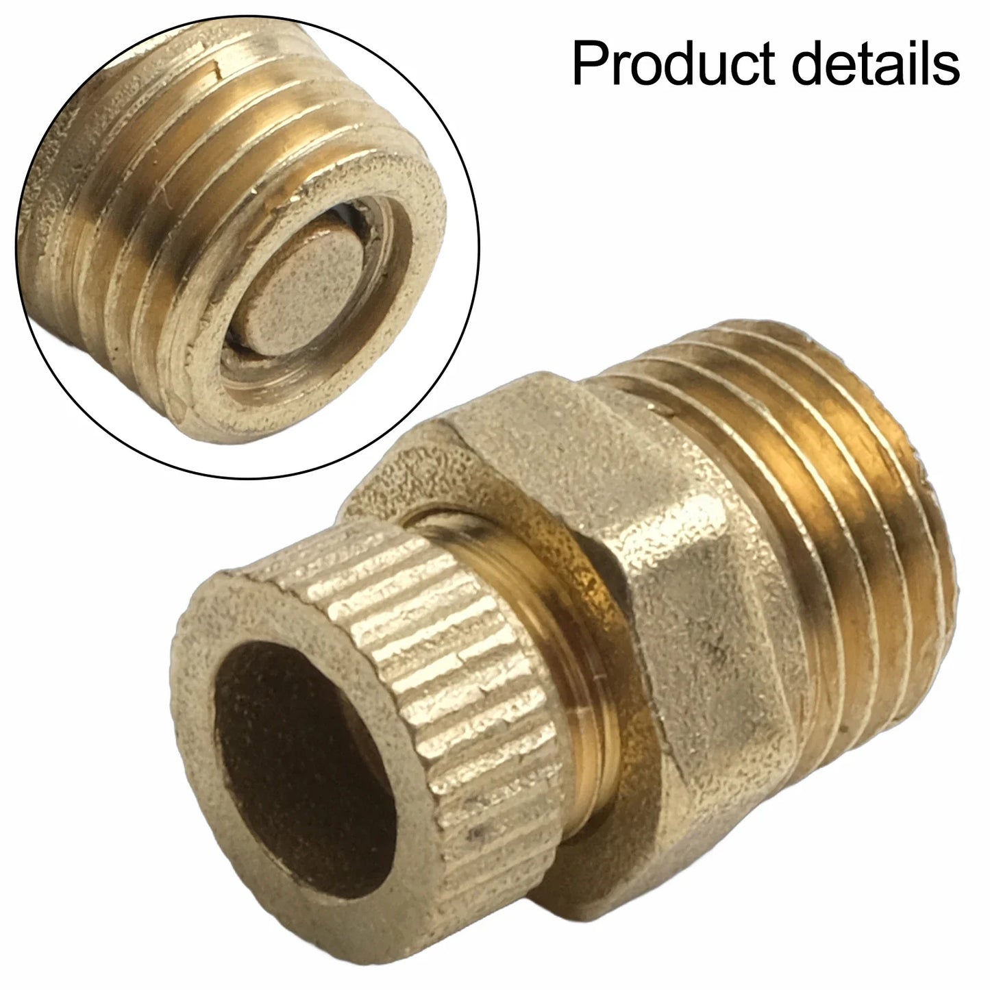 4-Pack Brass Air Compressor Drain Valve Screws – Tank Drain