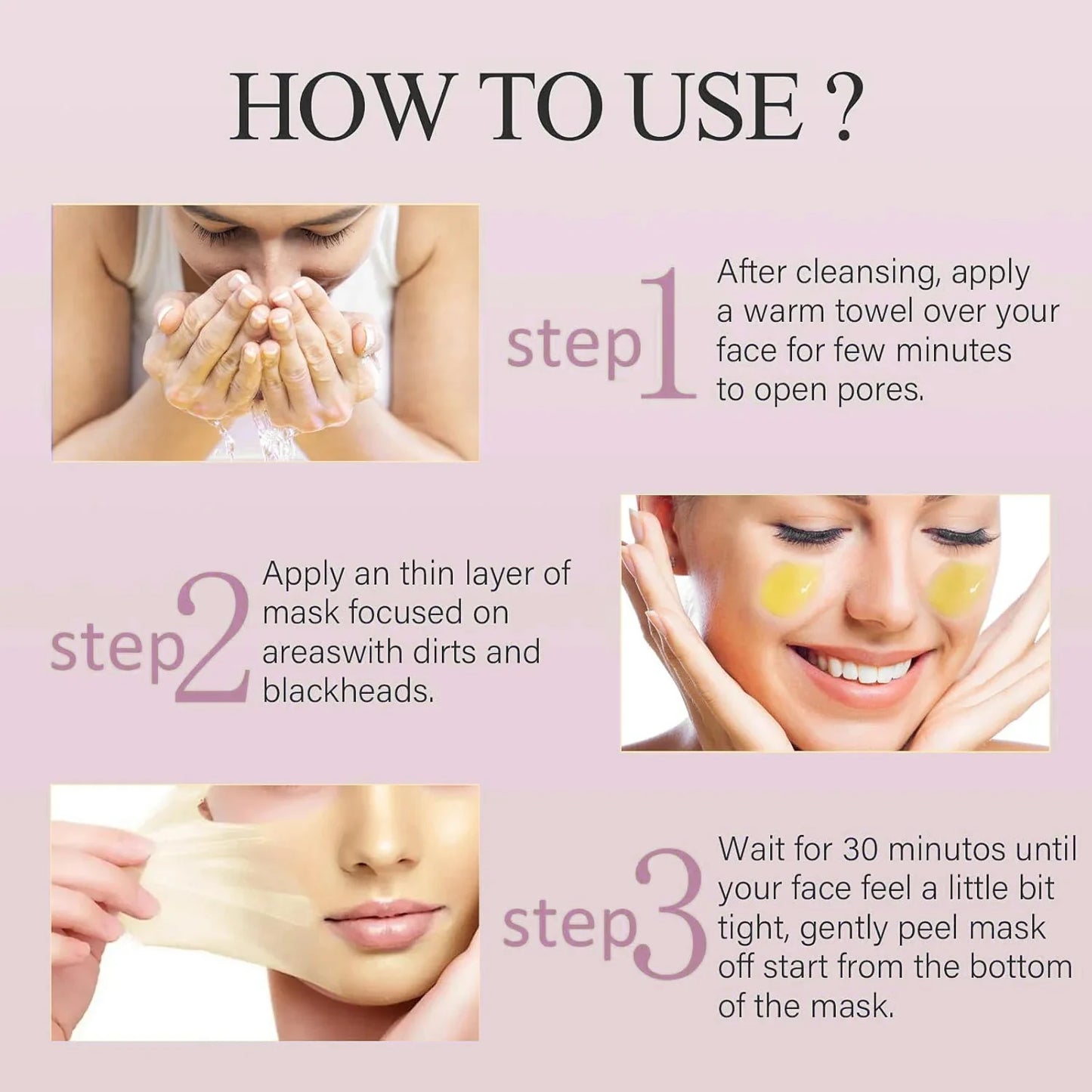Natural Bee Venom Face Mask – Pore Tightening, Honey & Collagen