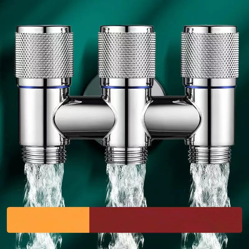 3-Way Diversion Valve Wall Faucet – 1 Inlet, 3 Outlets | YANKE