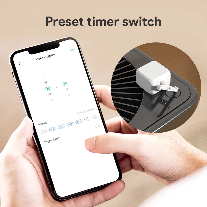 Tuya Bluetooth Fingerbot Robot Button Rocker Switch Remote Controller Press Robot Support Google Home Alexa Voice Assitant Peaceful Pleasures Health and Wellness