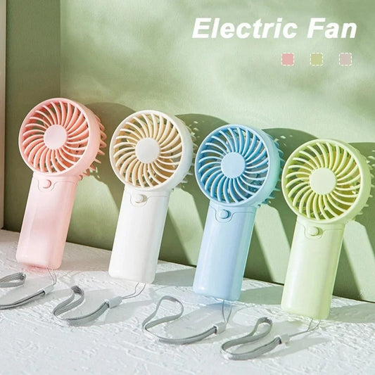 Portable Mini USB Rechargeable Handheld Fan – 3-Speed