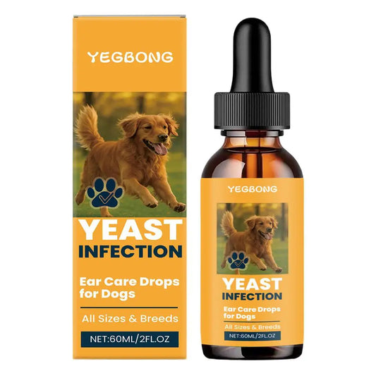 Pet Ear Care Drops Dogs & Cats | 60ml Daily Ear Cleaner Pet Ear Cleaner Peaceful Pleasures Health and Wellness Default Title