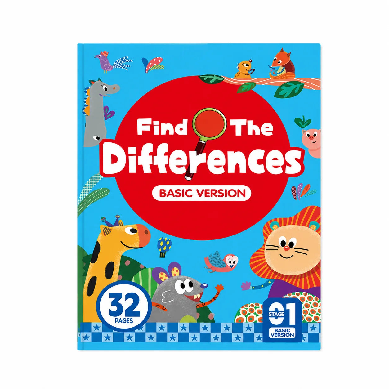 Find Differences Workbook A5 17x24cm 32 Pages Kids Observation