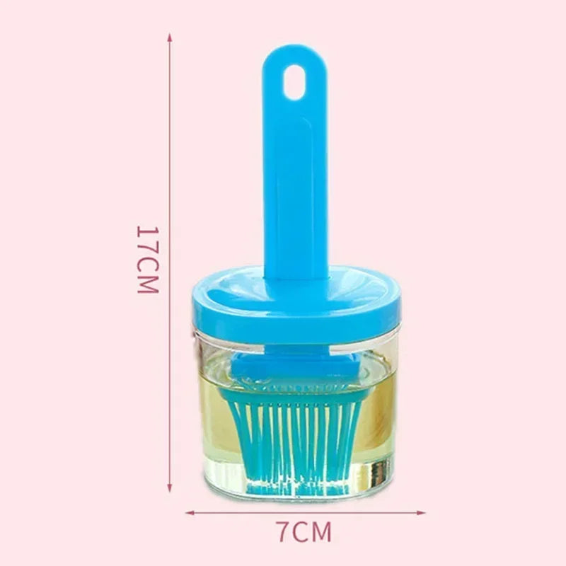 BBQ Basting Oil Brush | Silicone Grill Brush for Outdoor Cooking