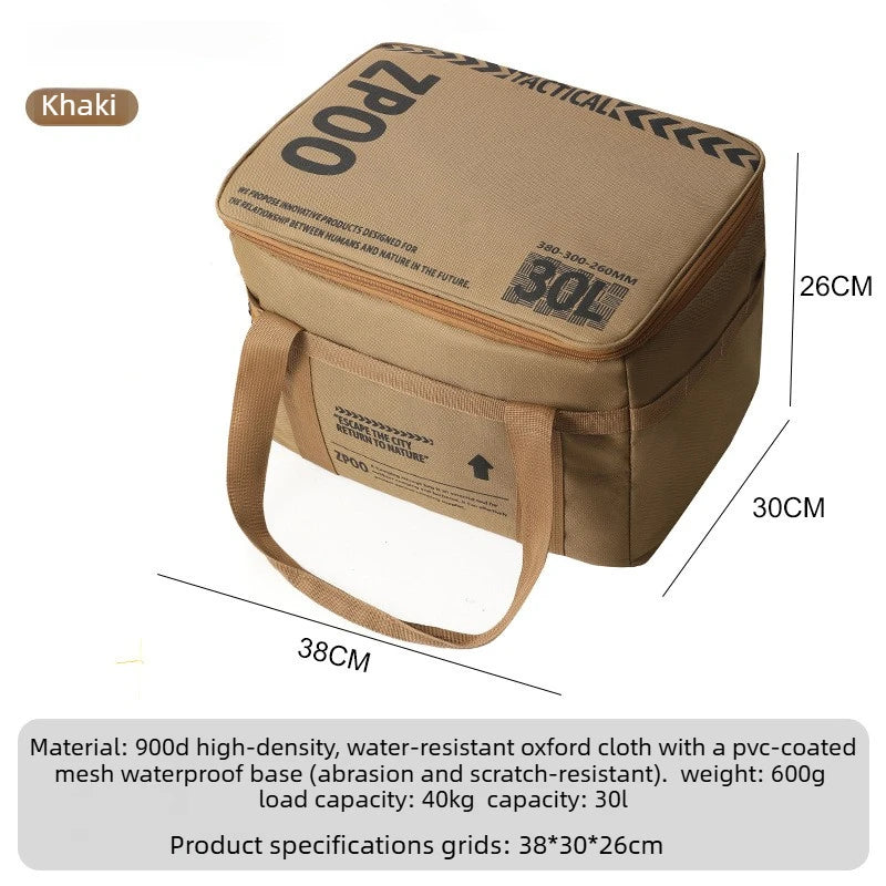 Large 40L Folding Camping Storage Bag – Tactical Gear Organizer