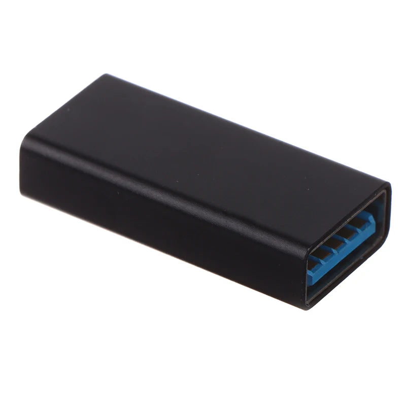 3*1.4cm USB3.0 Coupler Female To USB Type C Female Straight Converter Adapter Speed USB 3.0 Type-C Extender Connection Converter Peaceful Pleasures Health and Wellness