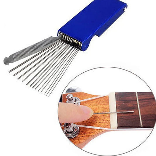 Metal 13 Sizes Long Shaft Files Electric Guitar Bass Ukulele Saddle Peaceful Pleasures Health and Wellness