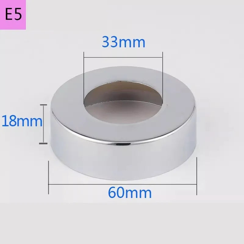 2PCS Stainless Steel Faucet Pipe Decorative Cover 1/2" 3/4" 1"