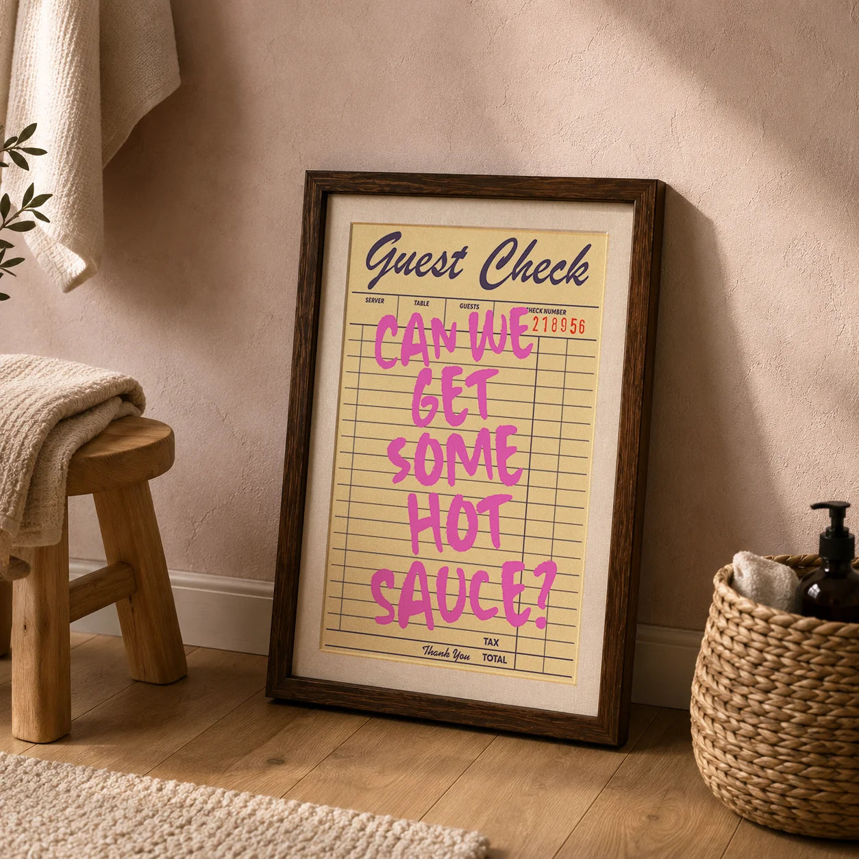 Nordic Funny Quote Canvas Wall Art Print | Modern Décor Canvas Wall Art Peaceful Pleasures Health and Wellness