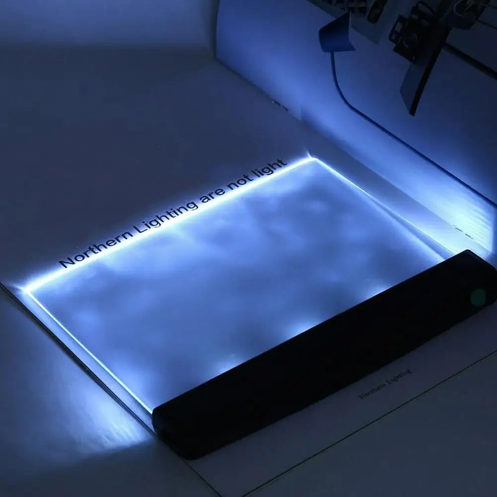 LED Flat Panel Book Light – Portable Reading Lamp & Bookmark
