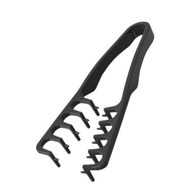 Volumizing Wide-Tooth Hair Styling Comb Curling Tools Fluffy Texture For Men Ideal For All Hair Types Hairstyling Tools Peaceful Pleasures Health and Wellness Black