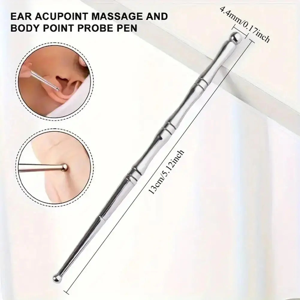 Nail Art Dotting Pen Dual End Stainless Steel Design Painting Picking Dot Rhinestones Crystal Gems Acrylic Manicure Tools Peaceful Pleasures Health and Wellness