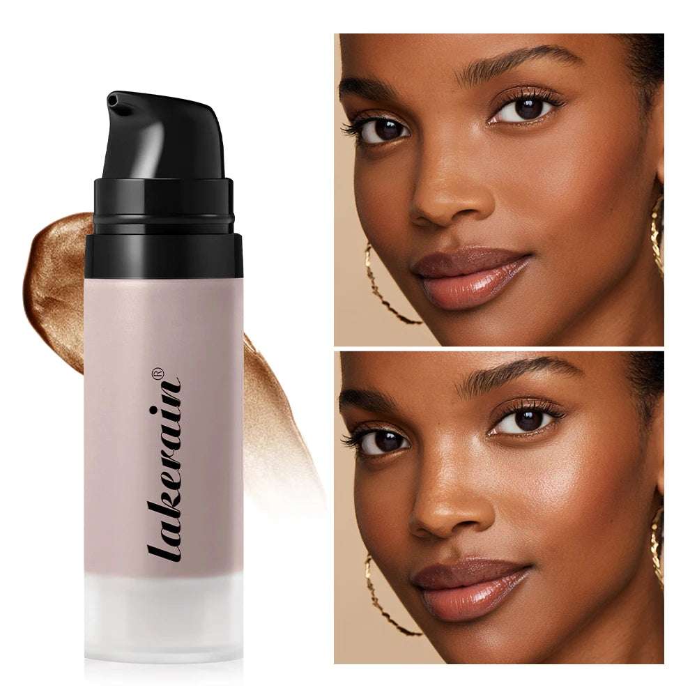 Glowy Super Gel Lightweight Dewy Multipurpose Llluminator Primer Highlight Foundation Moisturizing Nourish Non-Sticky Primer M Peaceful Pleasures Health and Wellness