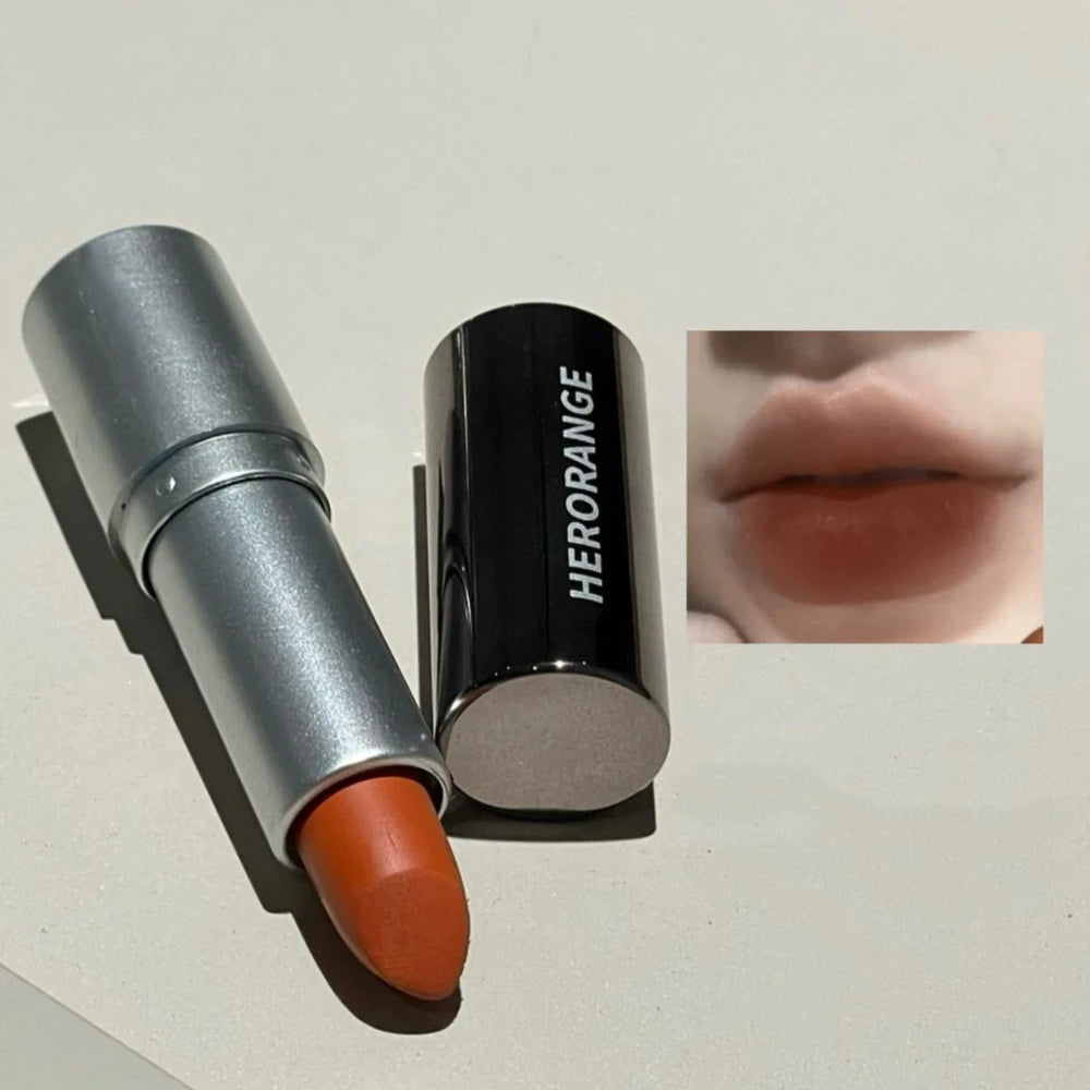 Korean Velvet Matte Lipstick – Long-Lasting Non-Transfer Lip Tint