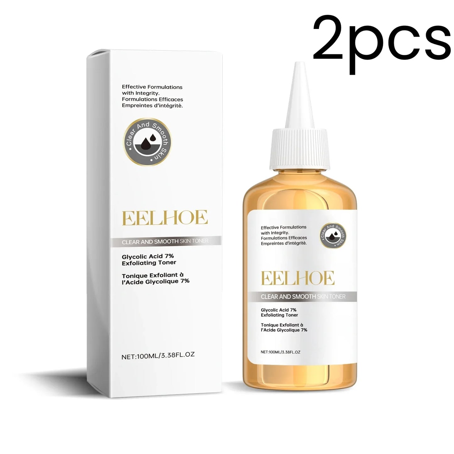 EELHOE Glycolic Acid Toner – Exfoliate, Brighten & Hydrate
