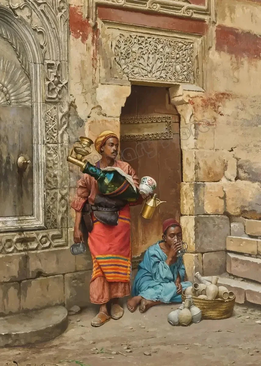 Gérôme Arabic Carpet Merchant Canvas Wall Art Print | Home Décor