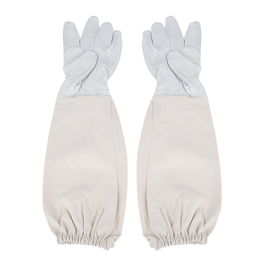 Beekeeper Sleeves Long Wear Resistant Practical Beekeeping Protective Gloves Comfortable Safe for Beekeepers Working Peaceful Pleasures Health and Wellness Default Title