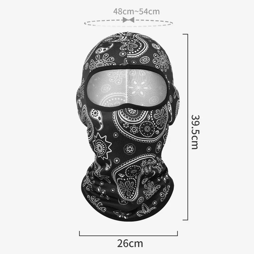 Ice Silk Balaclava – Breathable UV Sun Protection Face Cover