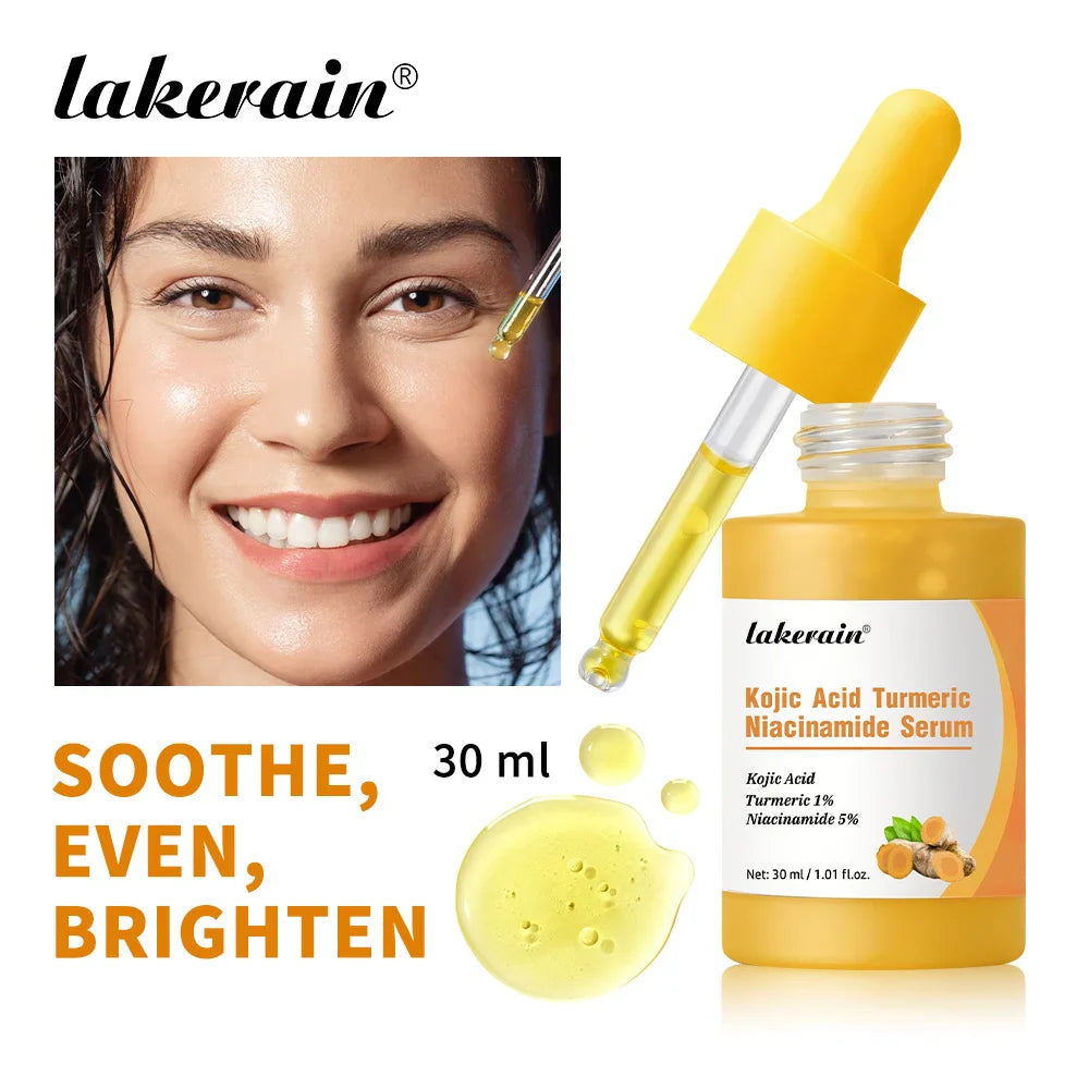 Kojic Acid Turmeric Niacinamide Brightening Glow Serum 30ml Brightening Face Serum Oasis Select