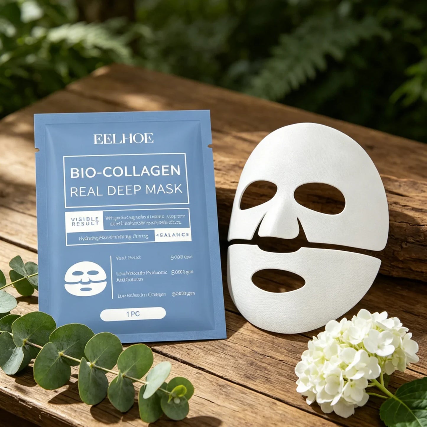 EELHOE Bio Collagen Face Mask – Firming, Hydrating & Brightening