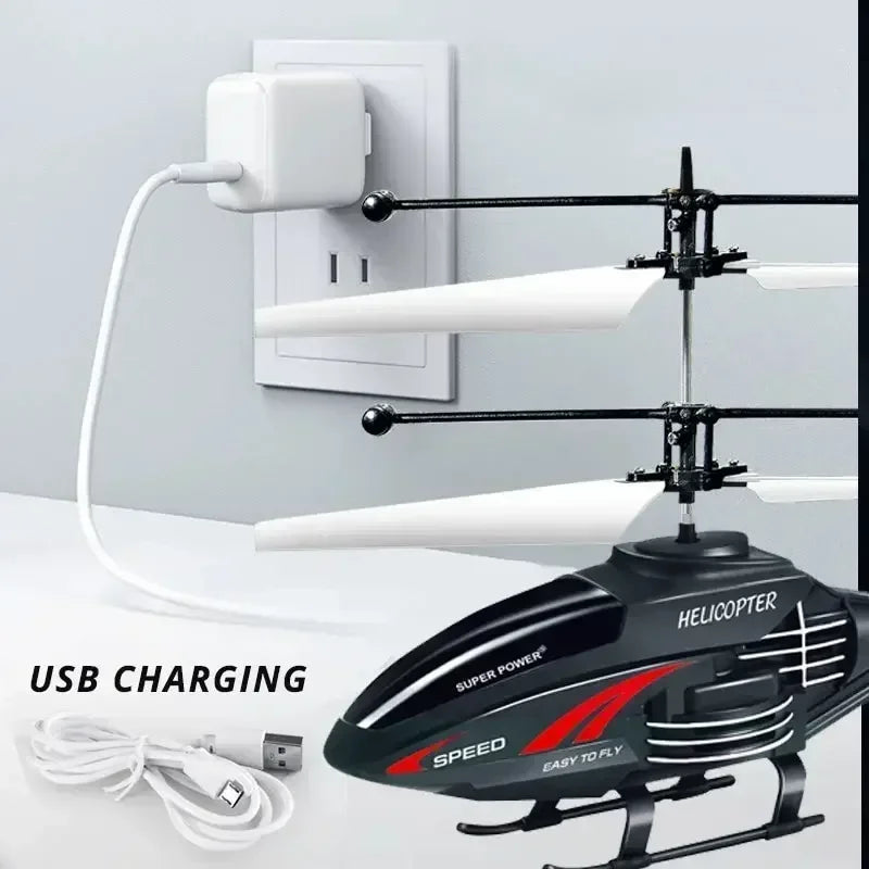 Mini RC Drone Rechargeable No Remote Control RC Helicopters Drone Toys Induction Hovering Safe Fall-resistant Rc Airplane Peaceful Pleasures Health and Wellness