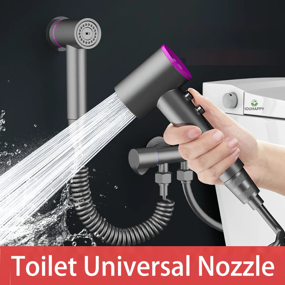 Handheld Bidet Sprayer Kit | Dual Outlet Valve & Pet Shower