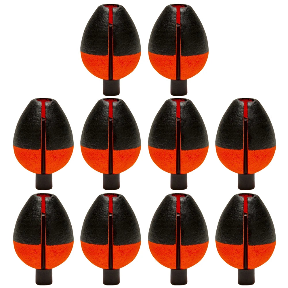 10Pcs High Buoyancy Fishing Floats Compact Pike Floats Adjustable Fishing Buoy Fishing Floats Bobbers for Sea/Boat Fishing Peaceful Pleasures Health and Wellness Orange