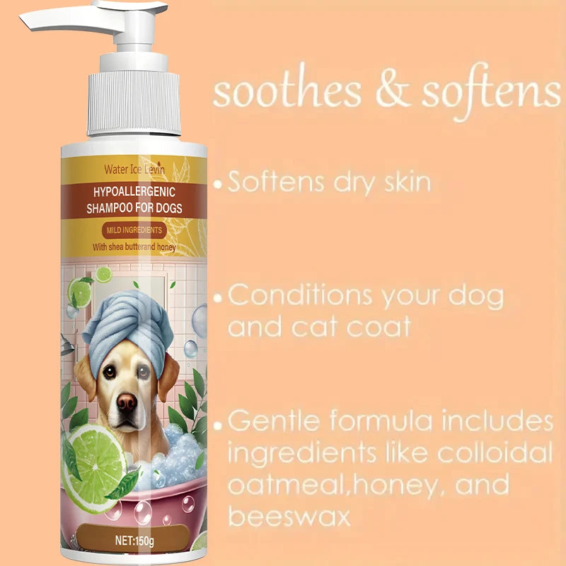 Pet Shampoo for Cats & Dogs – Deep Cleansing & Moisturizing Pet Grooming Shampoo Peaceful Pleasures Health and Wellness
