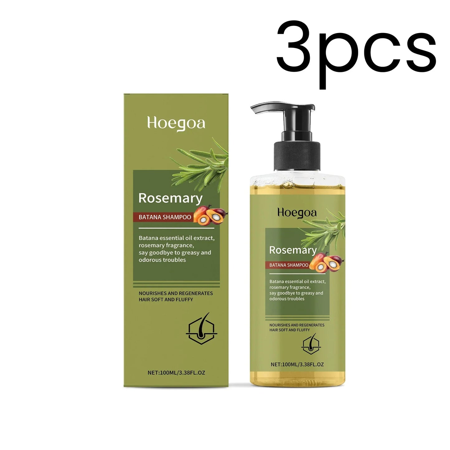 Hoegoa Anti-Dandruff Shampoo Deep Cleansing Scalp Care 100ml