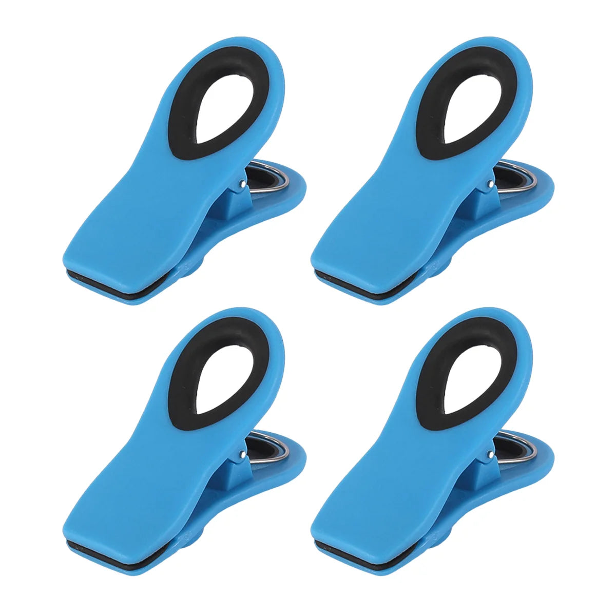 4/6/10 Pack Chip Clips, Magnetic Bag Clips with Air Tight Seal for Food Storage, Multicolor Peaceful Pleasures Health and Wellness 4pcs Blue