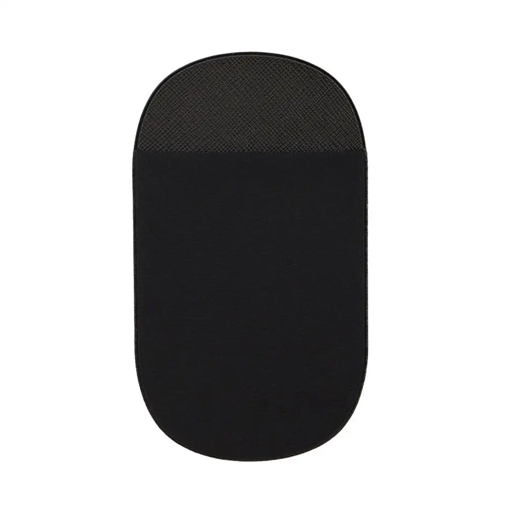 Reusable Adhesive Mouse Pouch For Laptop, Universal Stick-On Wireless Mouse Holder For MacBook, Tablet, No Glue Residues Peaceful Pleasures Health and Wellness Black A