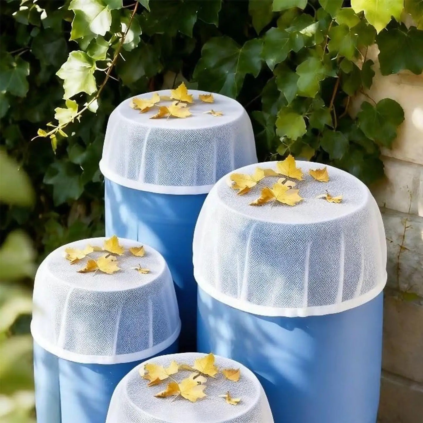 Rain Barrel Mesh Cover – Insect & Debris Filter Screen