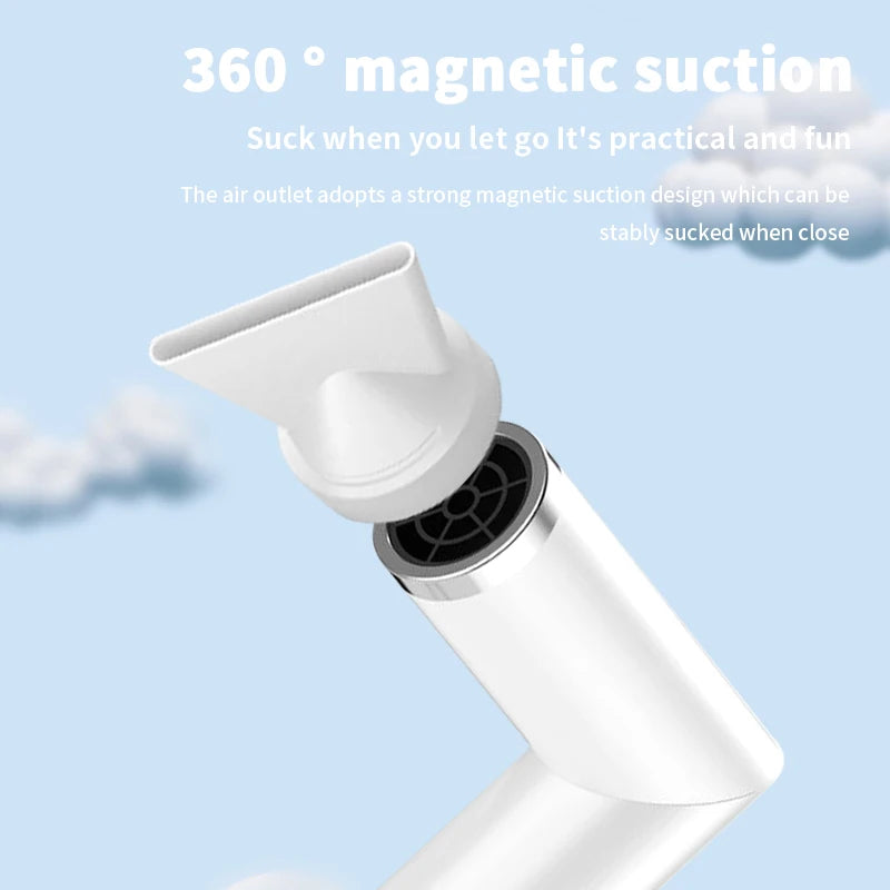 Foldable Hair Dryer High Speed Anion Constant Temperature Ionic Portable Professional for Travel Home Salon Styling Peaceful Pleasures Health and Wellness