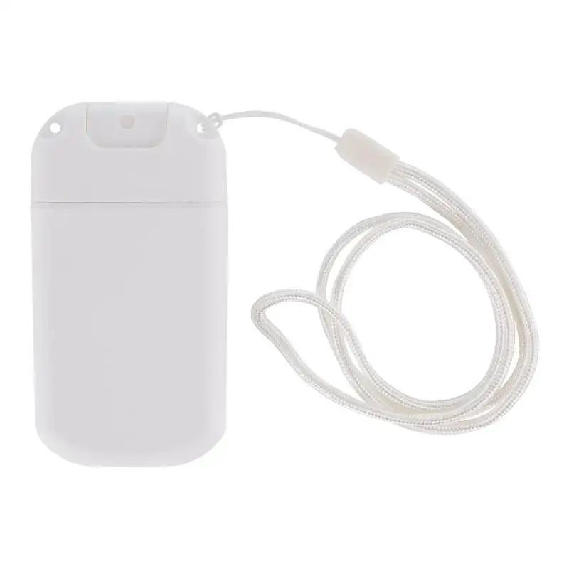 30ml Card Type Spray Bottle Refillable Perfume Atomizer Travel Cosmetic Personal Care with Nylon Lanyard 1 Piece Peaceful Pleasures Health and Wellness White