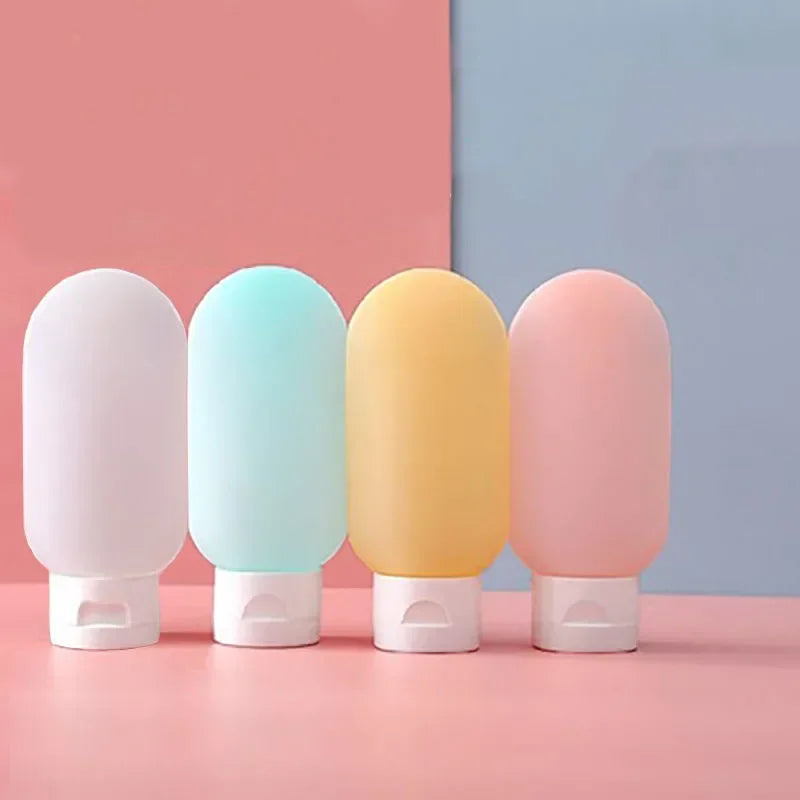 4-Pack 60ml Refillable Travel Squeeze Bottles – TSA Approved