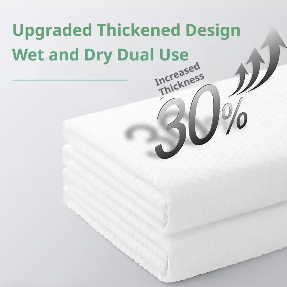 Soft Cotton Disposable Face Towels for Skincare (100 ct) Skincare Peaceful Pleasures Health and Wellness