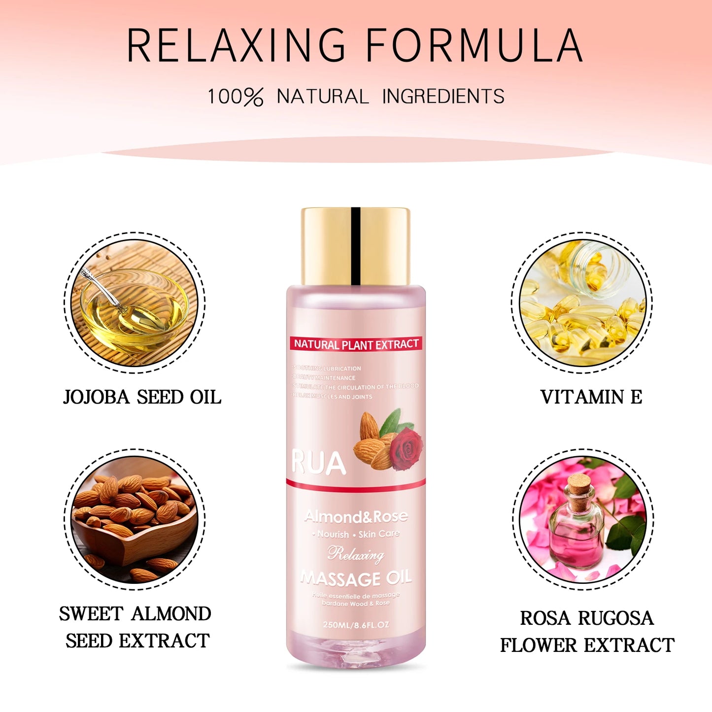 Massage Oil for Relaxing and Joint Relief for All Peaceful Pleasures Health and Wellness