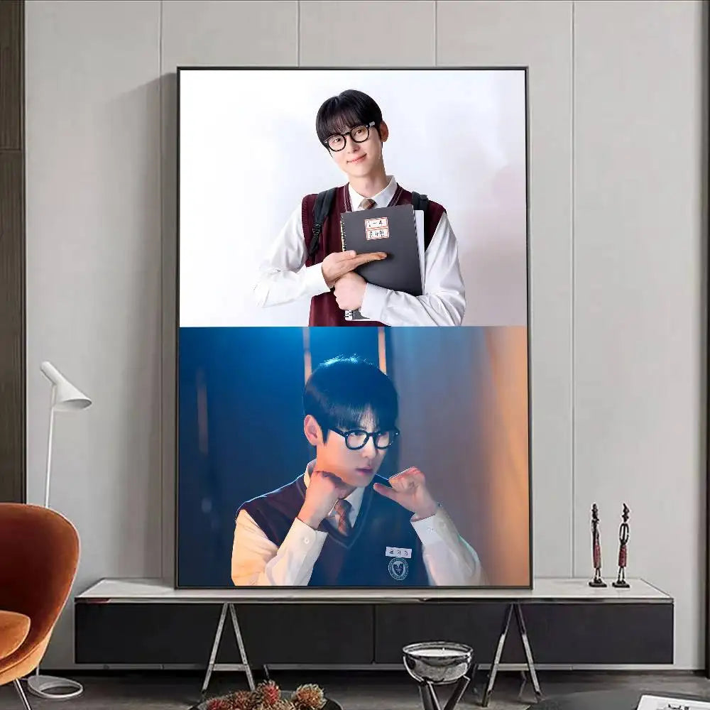 Hot Kdrama S-Study group Poster HD art poster for home living room bar office decoration sticky waterproof Peaceful Pleasures Health and Wellness z24 15X20cmNoframe