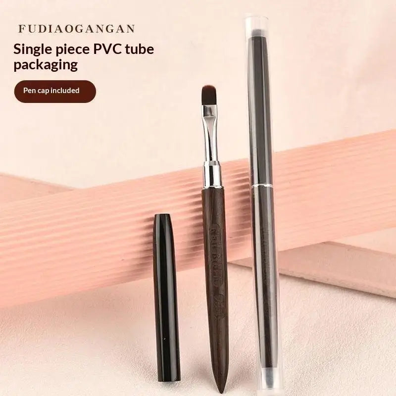 Wood Gel Painting Brush Nail Construct Acrylic Brush For Manicure DIY Builder Tool Brush Pen Professional Gel False Tip Pen Peaceful Pleasures Health and Wellness