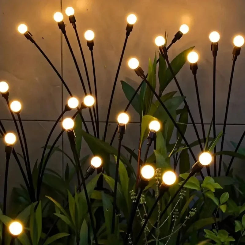 Solar Firefly Garden Stake Lights – 6pc LED Outdoor Spotlight