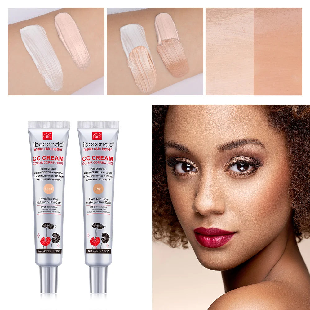 Moisturizing Correcting CC Cream Waterproof Anti-sweat Makeup Before Concealer Lasting Women Makeup Protect Skin erborian Make Peaceful Pleasures Health and Wellness