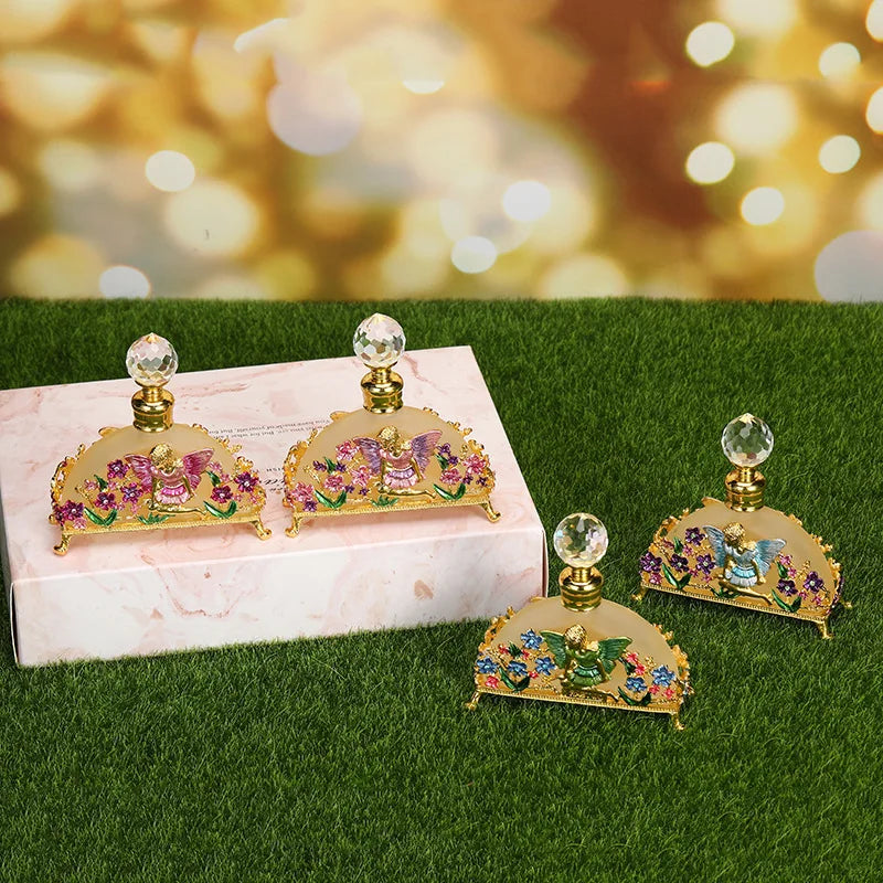 Creative and fashionable 20ML flower fairy angel essential oil perfume empty sub bottle Peaceful Pleasures Health and Wellness